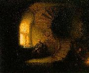 REMBRANDT Harmenszoon van Rijn The Philosopher in Meditation, oil painting reproduction